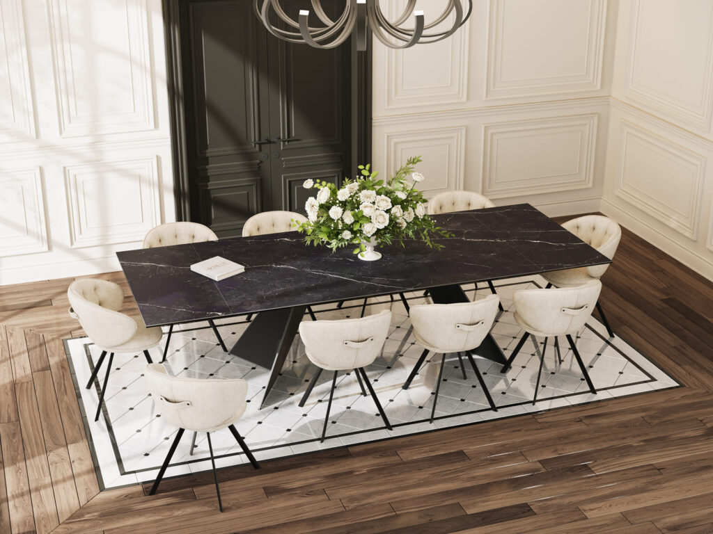 Table à manger extensible