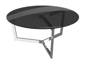 TABLE BASSE TAMARA INOXYDABLE